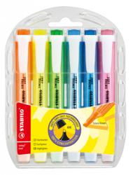 Stabilo markeerstift Swing Cool Box ass. kleuren - Box van 6 stuks