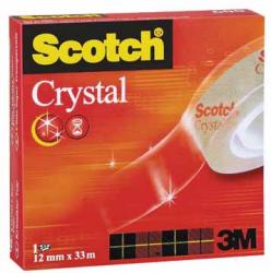 Scotch® plakband Crystal 12mm x 33m