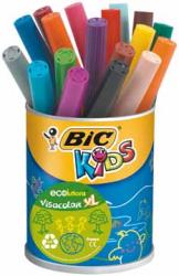 Bic Kids Viltstift Visacolor XL Ecolutions - 18 stuks in metalen pot 