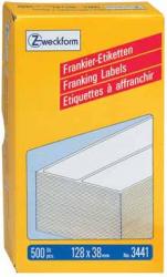 AVERY Frankeeretiketten rechthoekig - wit - ft 128 x 38 mm - Doos van 500 stuks 