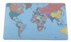 Durable onderlegger Wereldkaart - Ft 40x53 cm