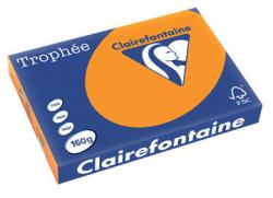 Clairefontaine gekleurd papier Trophée Intens A3 160g/m² fel oranje  