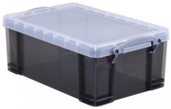 Really Useful Boxes® transparante opbergdozen 9 liter smoke