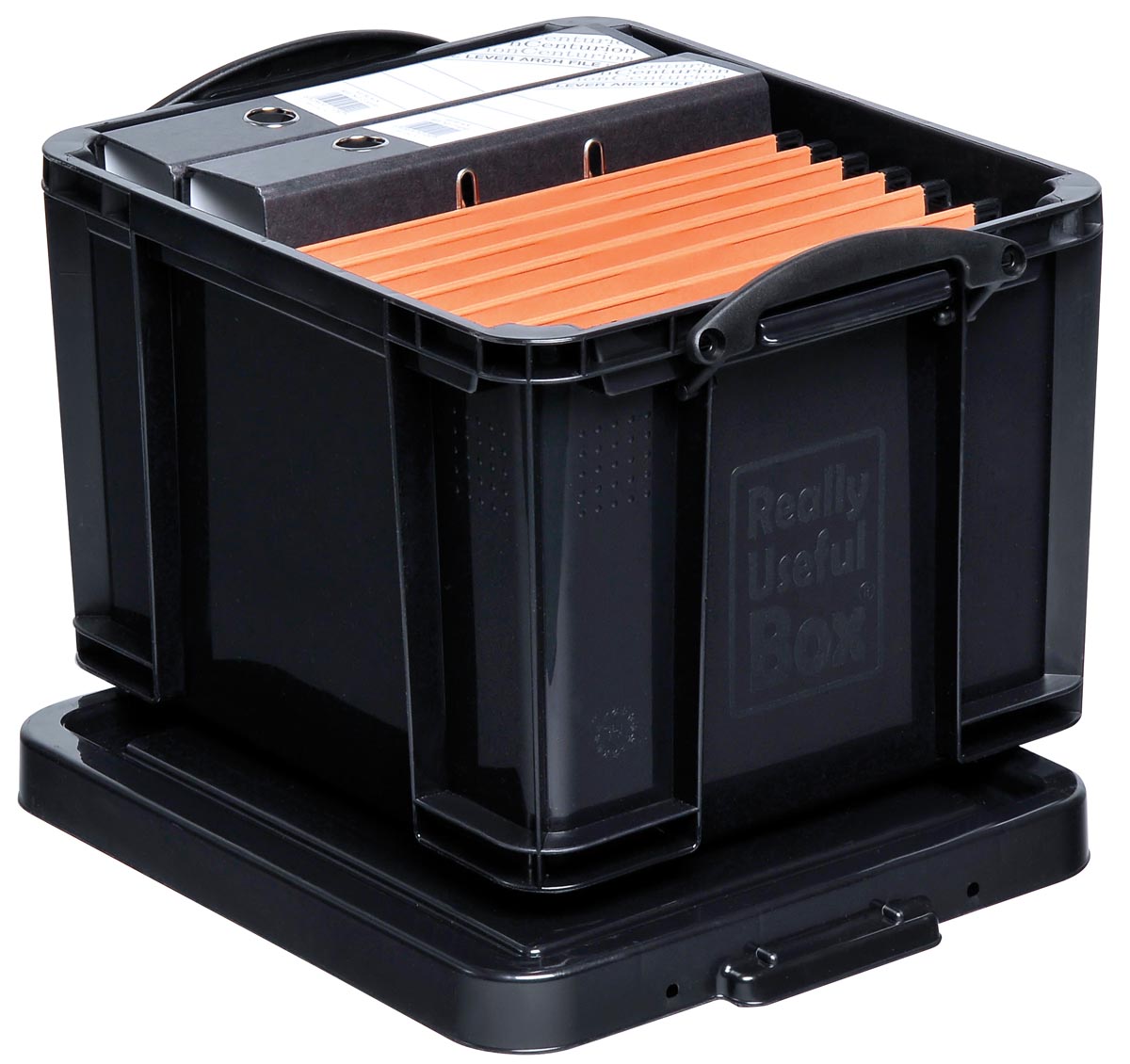 Verwachten Maar Voorganger Really Useful Boxes gerecycleerde opbergdoos zwart 35 liter - Set van 6  stuks | Eska office