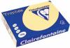 Clairefontaine gekleurd papier Trophée Pastel A4 120 g/m² kanariegeel - Pak van 250 vel