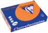 Clairefontaine gekleurd papier Trophée Pastel A4 160 g/m² oranje - Pak van 250 vel