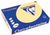 Clairefontaine gekleurd papier Trophée Pastel A4 160 g/m² kanariegeel - Pak van 250 vel