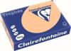 Clairefontaine gekleurd papier Trophée Pastel A4 160 g/m² abrikoos - Pak van 250 vel