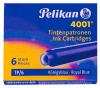 Pelikan inktpatronen 4001 koningsblauw - Doos van 6 stuks