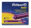 Pelikan inktpatronen 4001 paars - Doos van 6 stuks