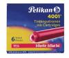 Pelikan inktpatronen 4001 rood - Doos van 6 stuks