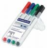 Staedtler whiteboardmarker Lumocolor Compact - Box met 4 ass. kleuren