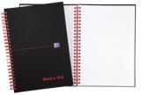 Oxford schrift "Black & Red" A5 gelijnd 140 blz