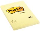 Post-it® Effen Notes memoblok 102x152 mm geel - Blok van 100 vel