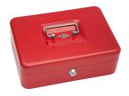 Wedo geldkoffer - geldkist 25x18x9 cm rood