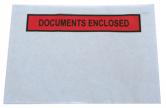 Zelfklevend documentenmapje 'Documents enclosed' 