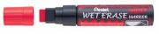 Pentel Wet Erase Marker rood