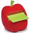 Post-it® Z-notes dispenser appel 76x76 mm - Inclusief 1 groene memoblok