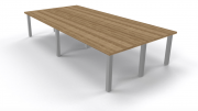 Tmeeting 1 vergadertafel MG1EC05 360x180 cm (voor 12/16 plaatsen)