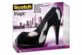 Scotch plakbandafroller Stiletto zwart + 1 rol Magic Tape