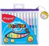 Maped Viltstift Color'Peps - 12 stiften in plastic etui met ritssluiting