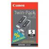 Canon PGI-5BK / nr. 5 cartridge zwart origineel dubbelpak